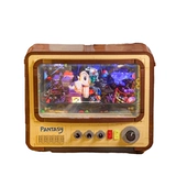 Sisifer Книжный магазин борьба с ретро -телевидением подходит для хвалить игрушечные игрушки для игры в подарки для девочек подарки -70 -е воспоминания