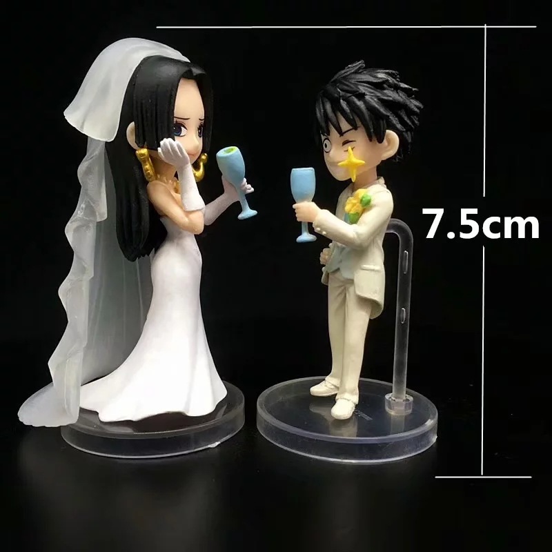 Anime xung quanh chiếc mũ rơm One Piece Lu Fei nữ hoàng đế Po Ya Hankook rắn Ji đám cưới cảnh người mẫu - Capsule Đồ chơi / Búp bê / BJD / Đồ chơi binh sĩ mô hình bandai