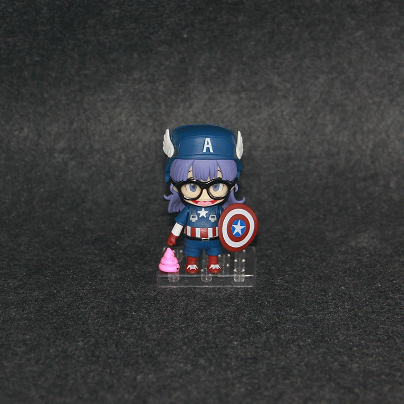 Anime phim xoay quanh đội trưởng Avengers Mỹ Ala Lei Xiaoyun Ala Lei Q phiên bản mô hình tay - Capsule Đồ chơi / Búp bê / BJD / Đồ chơi binh sĩ