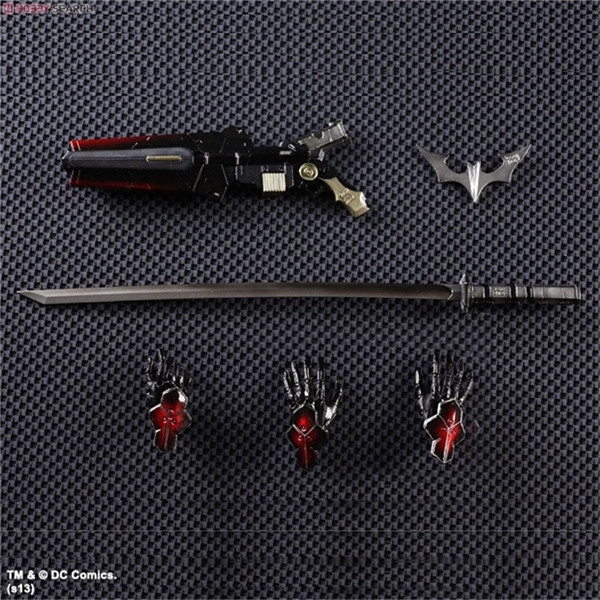 Play Arts thay đổi Dark Knight Rise PA thay đổi Batman Red Limited Edition có thể làm - Capsule Đồ chơi / Búp bê / BJD / Đồ chơi binh sĩ đồ chơi mô hình