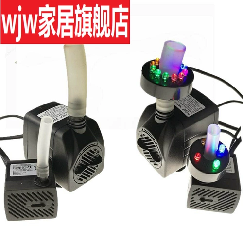 Micro Shangshui Каменный каменный насос ремесленные ремеслыши фальшивые горы фэн -шуи колесо Пешевая рыбака Танка водяной насос 5W лампа