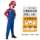 Trang phục biểu diễn Halloween cho người lớn, trẻ em, bé trai, phiêu lưu, trang phục Super Mario, trang phục cos dự tiệc