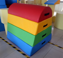 Childrens three-section jump box Childrens Sports Hall indoor Software four-section jump box sensory training equipment vault goat jump