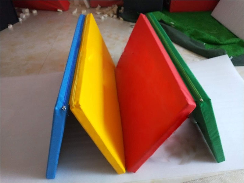 Four Fold Gymnastics Mat Baby Crawl Mat Folding Fitness Dance Exercises Skill Mat Children Happy Gymnastic Folding Sponge Cushion