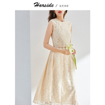 HARSIDE French Sweet Dress Women 2021 Spring and Summer New Temperament Small Skirt Age Womens Spring Dress