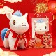 Year of the Horse Mascot Plush Toy 2026 New Model Zodiac Doll New Year Gift Decoration Ornament Dh