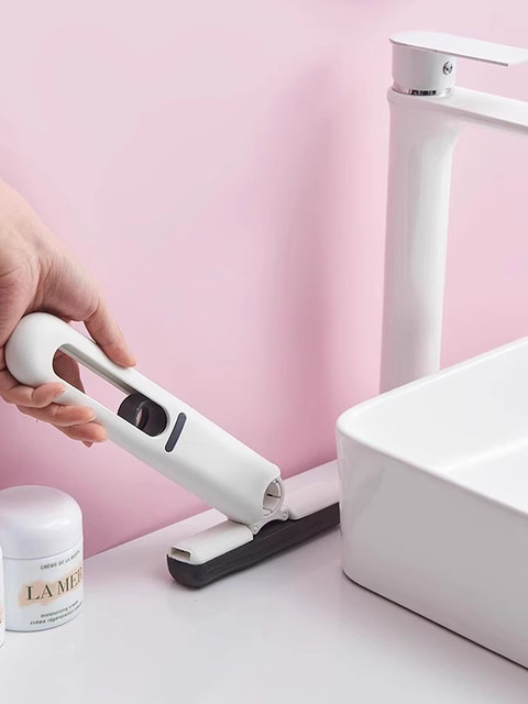 Mini Mop Sponge Absorbent for Home Use, Handheld, No Hand Washing Needed, Bathroom Lazy Cleaning Tool, Multifunctional