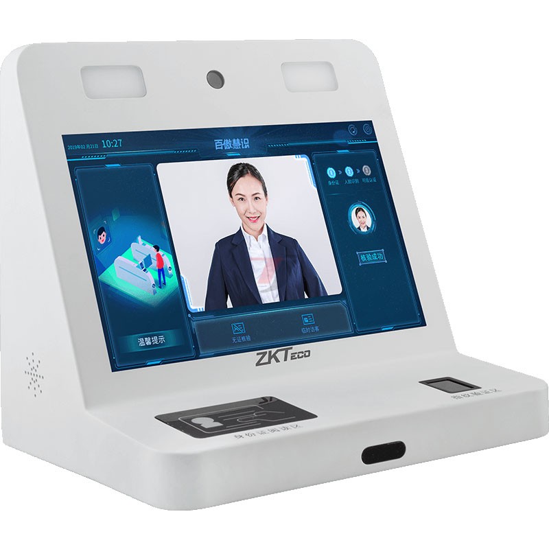 ZKTeco entropy base technology ID820 ID800 multi-functional witness terminal, fingerprint and face recognition reader, support for face verification without ID card, central control intelligence