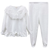 Коралловая бархатная кружевная демисезонная пижама для принцессы, розовый комплект, кружевное платье, 2020