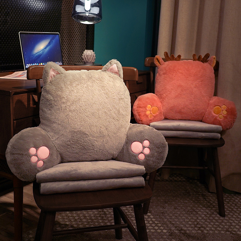 Office chair seat lumbar cushion car lumbar pillow back cushion sofa pregnant woman pillow quilt dual-use pillow