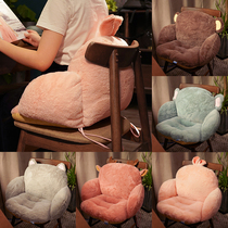 Cute Cushion Backrest Cushion Integrated Butt Seat Cushion Office Long Sit Ins Teen student Dormitory thickened Four Seasons