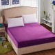 Giường nhung mềm 笠 một mảnh dày 1,5 / 1,8m lông cừu san hô trải giường trải giường flannel nệm trượt mùa đông ga chun trải giường	