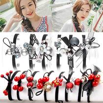  2019 new rubber band Korean cute simple adult small fresh head rope Sen female tie hair rope headdress