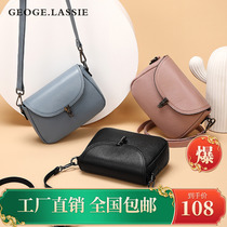 Soft leather packet bag woman 2022 new fashion minimalist genuine leather single shoulder phone bag woman inclined satchel mini shell bag soft