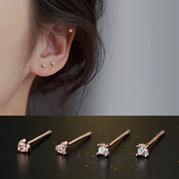 Серьги серебро 925, маленькие сердечки, розовое золочение, коллекция 2023