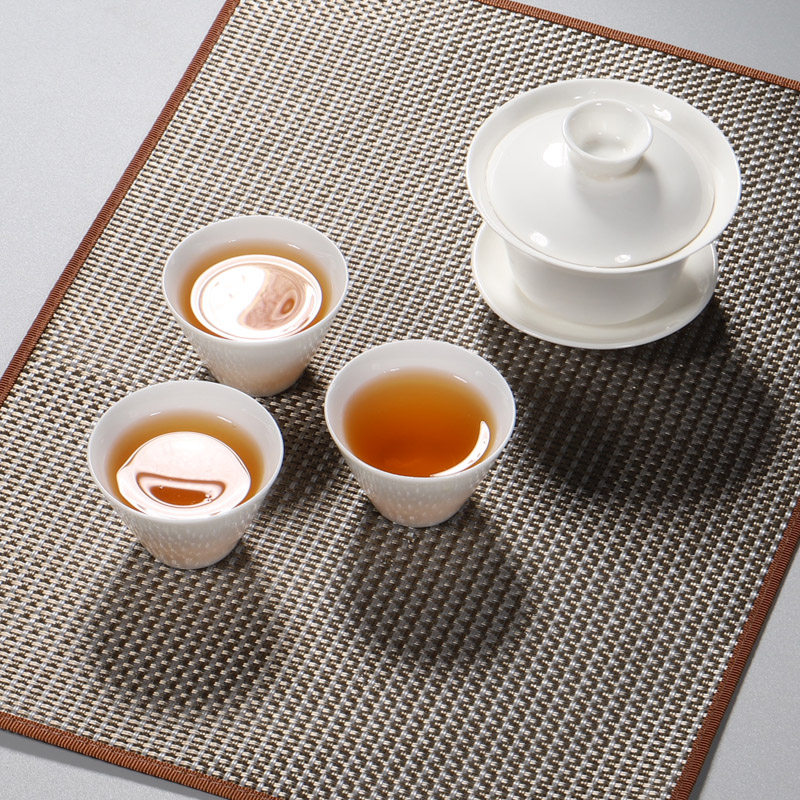 Tea set Tea ceremony accessories Bamboo mat Tea mat Tea mat Tea tray Mat Tea mat Tea residue filter mat Kung Fu Tea mat Bamboo mat