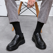 giày da kinh doanh đen của nam giới được mặc quần áo để làm việc giày da nhỏ Anh Hàn Quốc phiên bản của xu hướng chuyên nghiệp phù hợp với giới trẻ mùa thu công việc