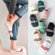 Sock đáy cạn miệng womens thuyền vớ chống trượt womens đế womens bông ngày mỏng vớ vô giường vớ tất cả vớ bông để silicone.