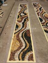 Custom-made Yuhua Stone Pebble Fitness Trail Net Mat Garden Stone Road Mosaic