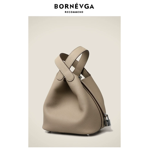 Корзина, кожаная сумка через плечо, из натуральной кожи, коллекция 2023