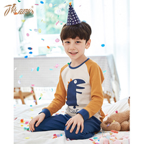 Top-Perpiper children lingerie suit pure cotton boy autumn clothes autumn pants thin section CUHK child children long sleeve pyjamas spring autumn