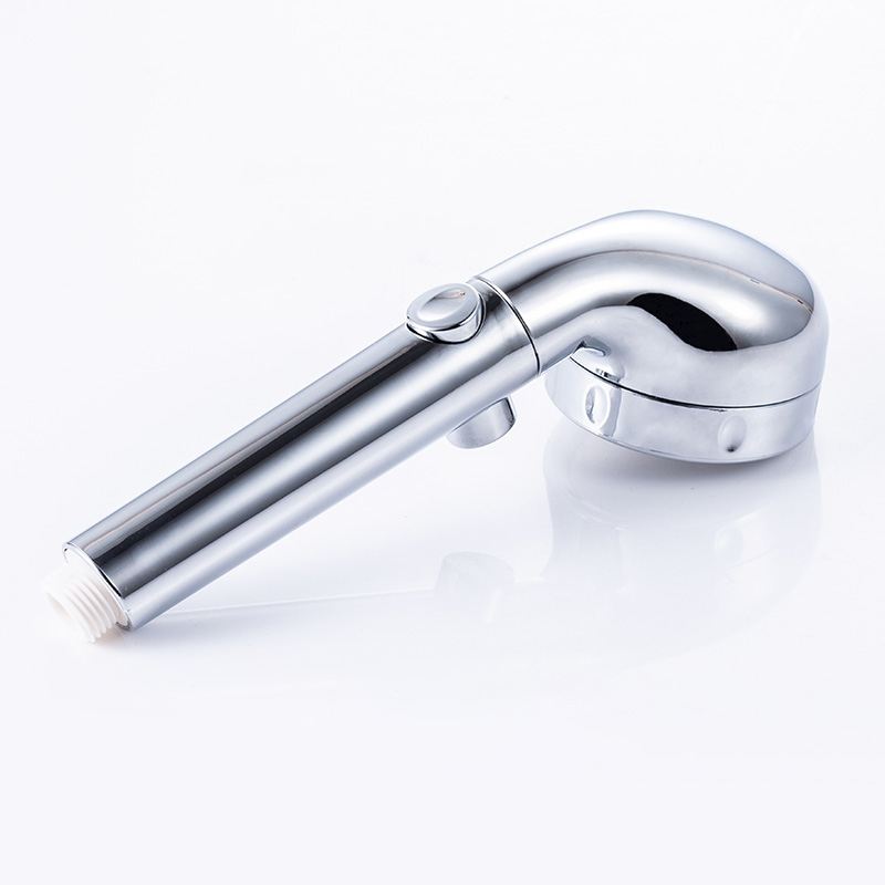 Supercharged water-saving hand-held shower head