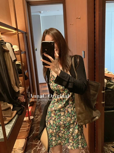 Ретро сексуальное платье, мини-юбка, цветочный принт, V-образный вырез, А-силуэт