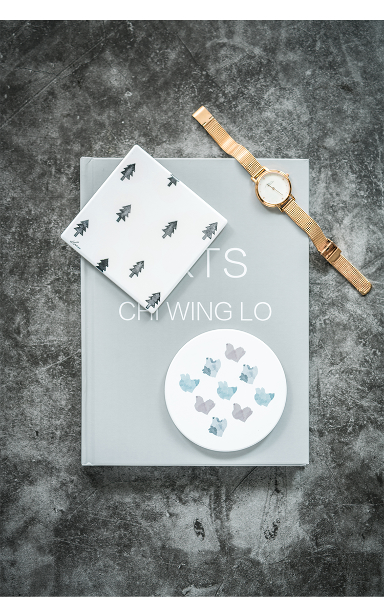 Cartoon Pattern Ceramic Coasters