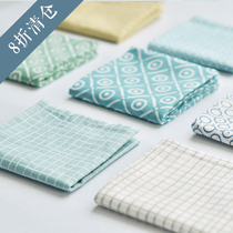 The article is produced) thin cotton fresh and elegant Plaid placemats Western fabric napkin gourmet photo