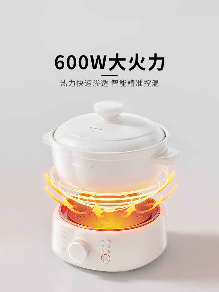 Joyoung Electric Stew Pot, Baby Porridge Pot, Infant Complementary Food Pot, Bb Soup Pot, Bird's Nest Electric Clay Pot, Multi-Functional Worry-Free Stew Pot