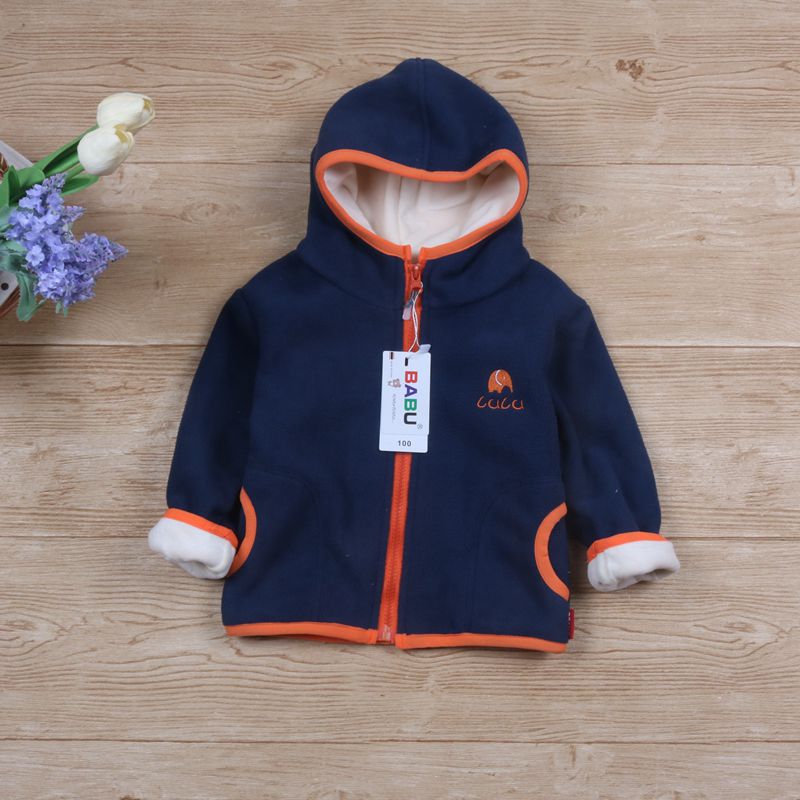 Cộng với nhung lông cừu dày mùa thu và quần áo mùa đông ở trẻ lớn và bé gái áo khoác lông cừu bé trai áo len lông cừu áo khoác bé gái