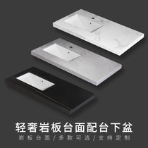 Thickened Rock Plate Integrated Basin ceramic stage Taichung basin Single basin Custom home toilet washing stand washbasin