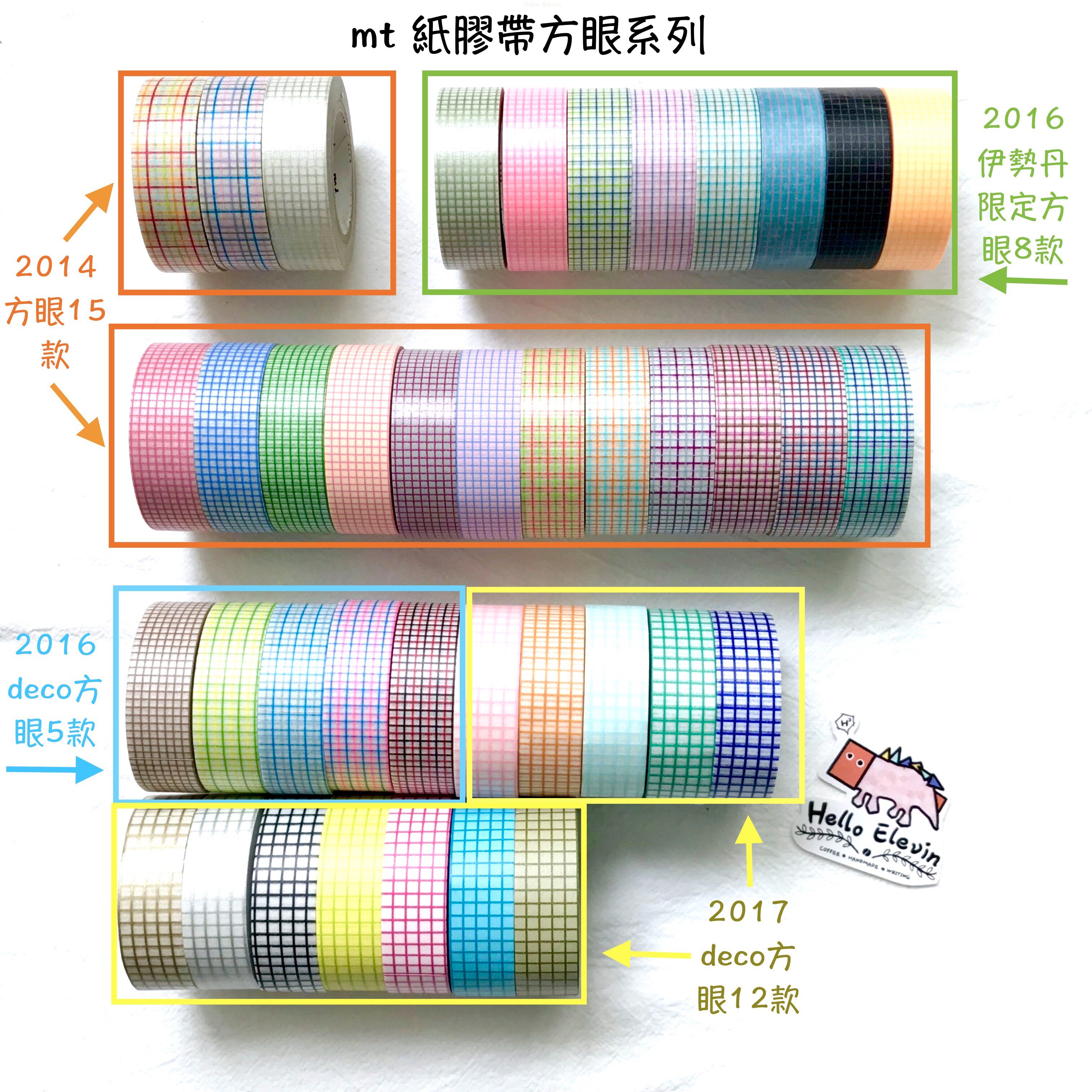 现货分裝 Mt方眼纸胶带含停产款大全 现货分裝 Mt方眼纸胶带含停产款大全