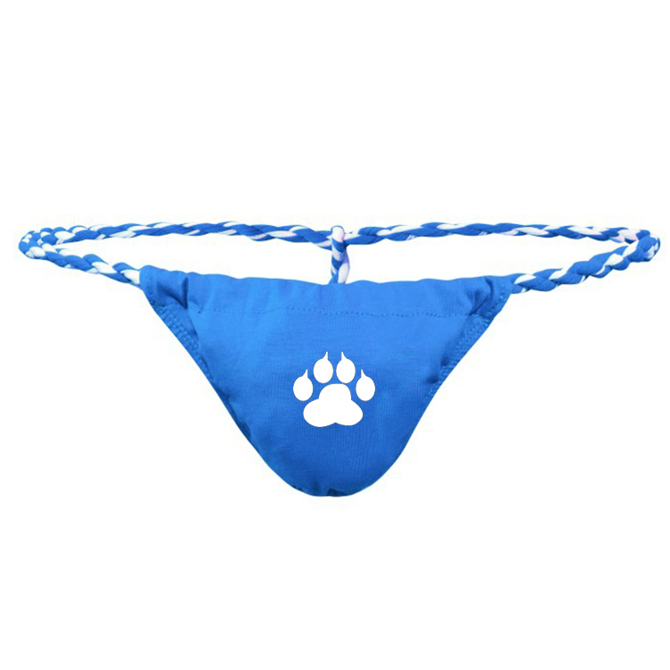 Bear Bear Convenience Store Original Japanese Style Bear Paw Underwear Men's Thong 199.8cm Sexy Crotchless Cloth for Big and Fat Bears