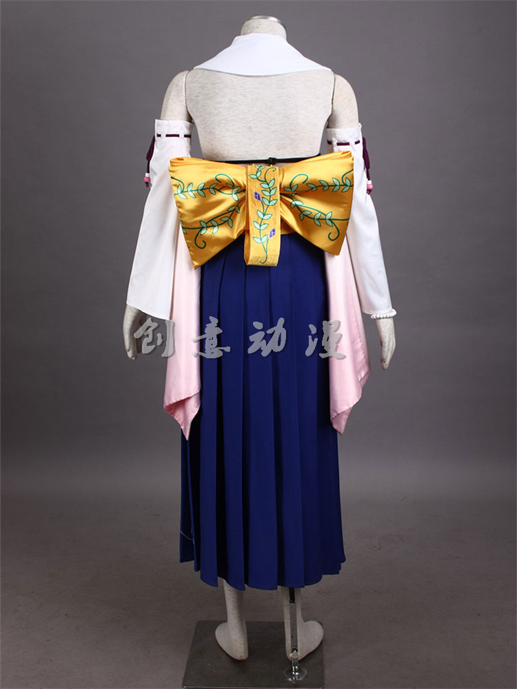 Final Fantasy 10 - Yuna thế hệ 1 - triệu tập trang phục cosplay nữ anime cos quần áo toàn diện - Cosplay đồ hầu nữ