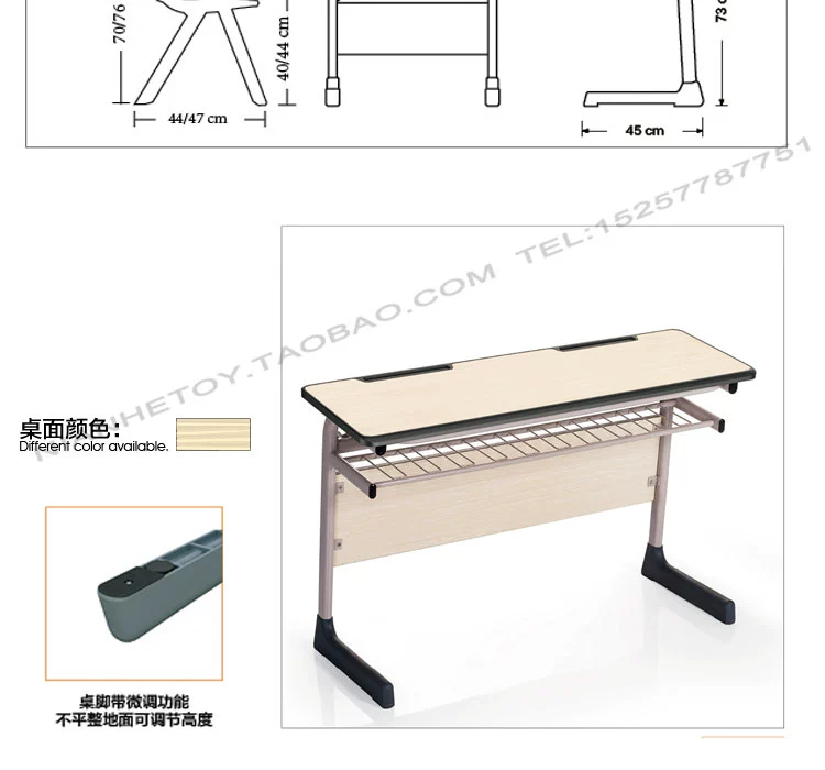 Yucai học sinh trung học nghiên cứu các lớp học sửa chữa bàn ghế nghệ thuật bàn dài đồ nội thất trường học bàn ghế học sinh đào tạo - Nội thất giảng dạy tại trường