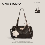 Небольшая демисезонная сумка на одно плечо, универсальная бостонская сумка