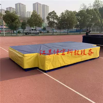 Athletics high jumping sponge bag telescopic rod jumping sponge bag thick sponge pad climbing mat gymnastics pad 5m * 3m * 0 6m