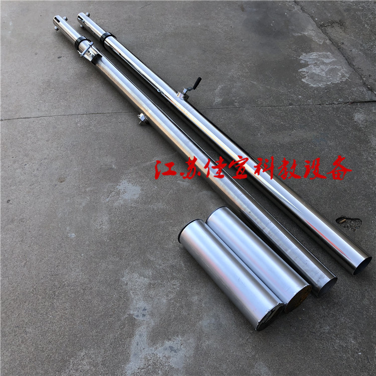 Ground-Buried Type Volleyball Post Hand Lifting Racing Air Volleyball Column Net Rack Stainless Steel Volleyball Column Shelf