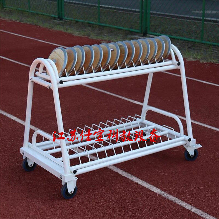 Track and field equipment transporter Dismantling the discus transporter Mobile discus rack to place the discus cart