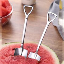 Thickened 304 stainless steel shovel spoon creative dessert spoon ice cream rice spoon coffee spoon mixing spoon eat watermelon spoon