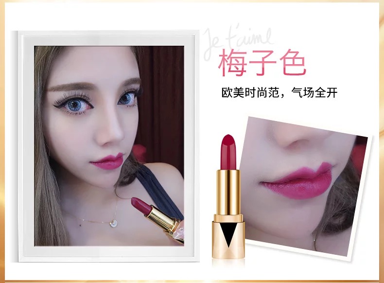 Son môi Zuzu chính hãng Màu son bị ám ảnh giữ ẩm lâu không dễ bị mất màu không dính cốc nữ sinh viên son bóng son chou chou