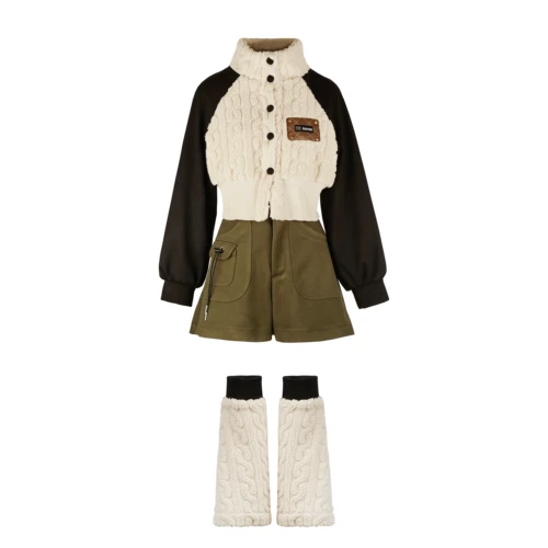 Спосоковые товары!Pinksavior [Lin ye mog Wind] зеленый и бежевый