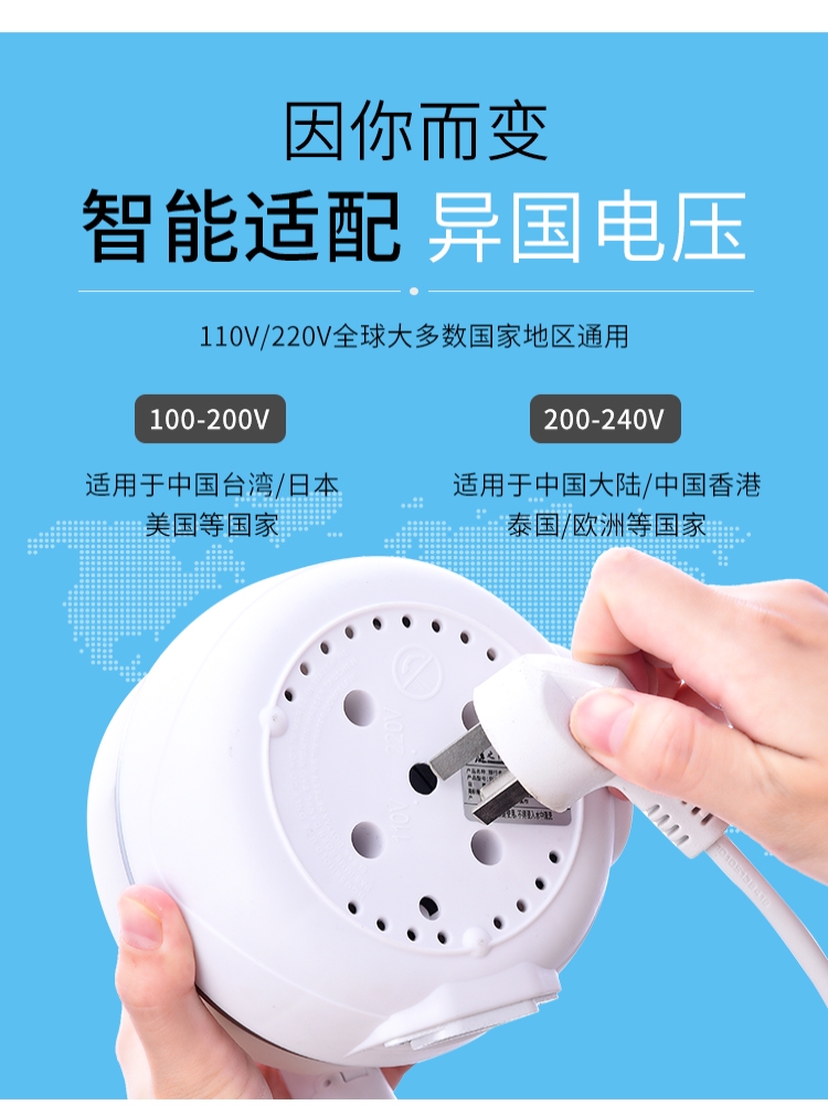 ấm đun lock&lock Ấm siêu tốc Du lịch Điện cầm tay Mini Mini Có thể nén Silicone hộ gia đình Ký túc xá Ấm điện - ấm đun nước điện ấm siêu tốc mini 0.5 lít