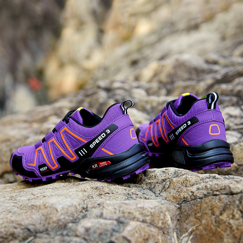 Cross-Border Women's Solomon Outdoor Hiking Shoes, Lightweight Non-Slip Wear-Resistant Sports Shoes, Breathable Four-Season Casual Shoes