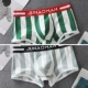 Thanh niên nam Đồ lót Cotton Boxer Tính cách Hàn Quốc Thiếu niên Sinh viên Thấp Eo Sọc Boy Boxer Tide