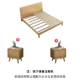 Wanshan 昊 Giường đôi gỗ rắn Bắc Âu hiện đại tối giản 1,8 m 1,5 giường gia đình nhỏ công chúa giường B & B tán - Giường giuong tang re dep
