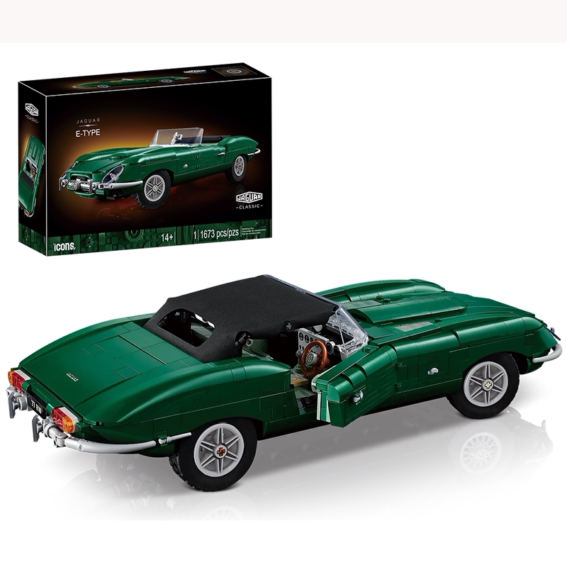 Technology and Machinery Set 11381 Jaguar E-Type Sports Car Boys' Building Block Toy Model Adult Gift Technology and Machinery Set 11381 Jaguar E-Type Sports Car Boys' Building Block Toy Model Adult Gift