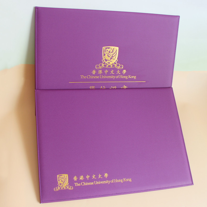 New Single-Sided A3 University of Hong Kong and Chinese University of Hong Kong Purple Protective Cover Cuhk Computer Science School Cover