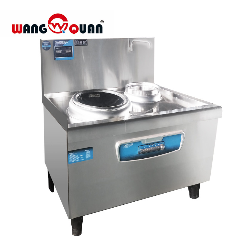 wangquan single-fried single-tail induction cooker project commercial kitchen hotel canteen energy-saving stove